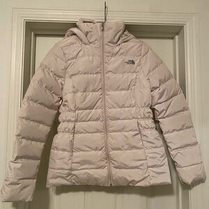 The North Face Women's Light Cream Puffer Jacket